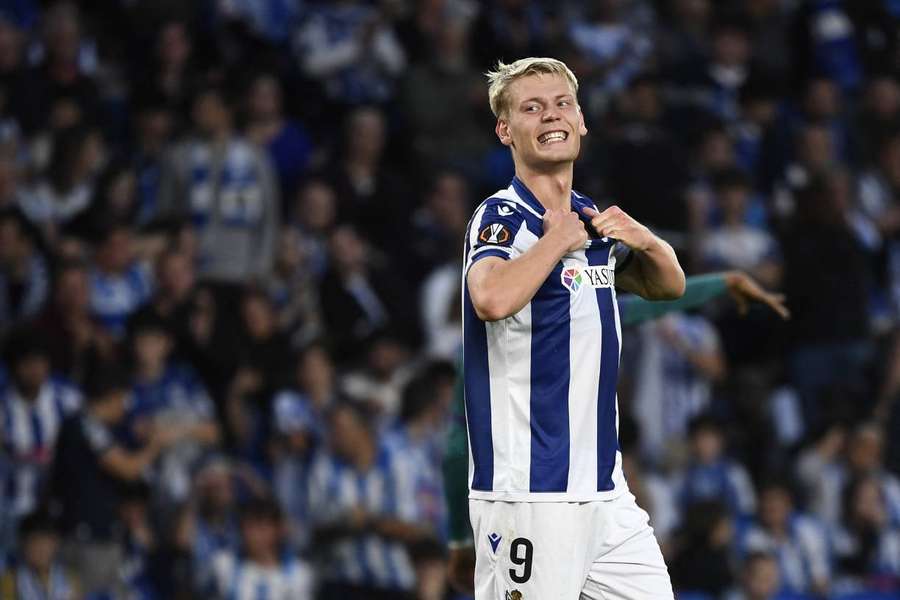 Oskarsson, delantero de la Real Sociedad