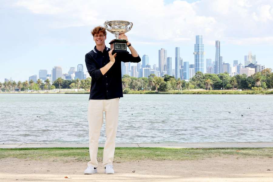 Jannik Sinner, campeão no Open da Austrália