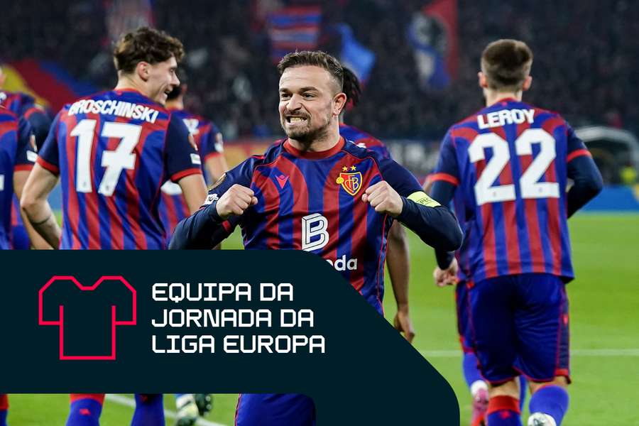 Xherdan Shaqiri esteve diretamente envolvido nos três golos do Basileia