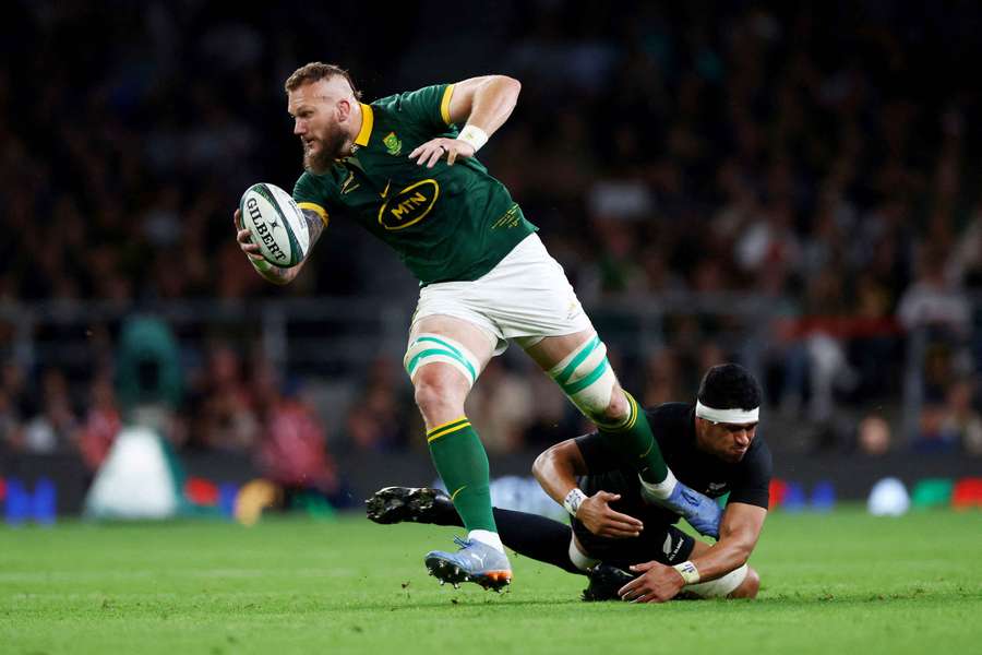 RG Snyman in action against New Zealand