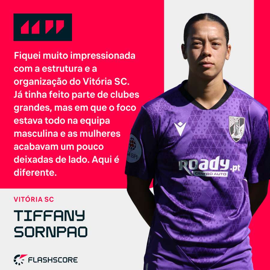 Tiffany cumpre primeira época no Vitória SC Tiffany cumpre primeira época no Vitória SC
