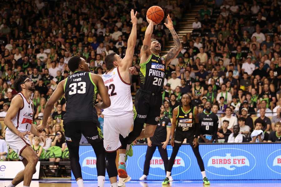 South East Melbourne Phoenix captain Nathan Sobey drives to the basket. South East Melbourne Phoenix captain Nathan Sobey drives to the basket.