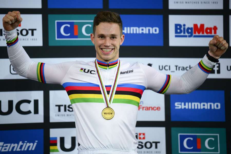 Lavreysen gana el oro en keirin en los Mundiales de ciclismo en pista