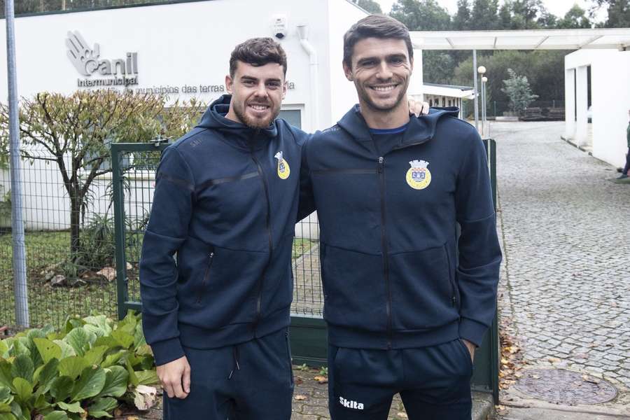 João Valido com Alfonso Trezza na visita ao canil