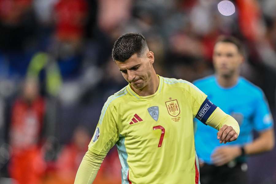 Alvaro Morata im Trikot der spanischen Nationalmannschaft.