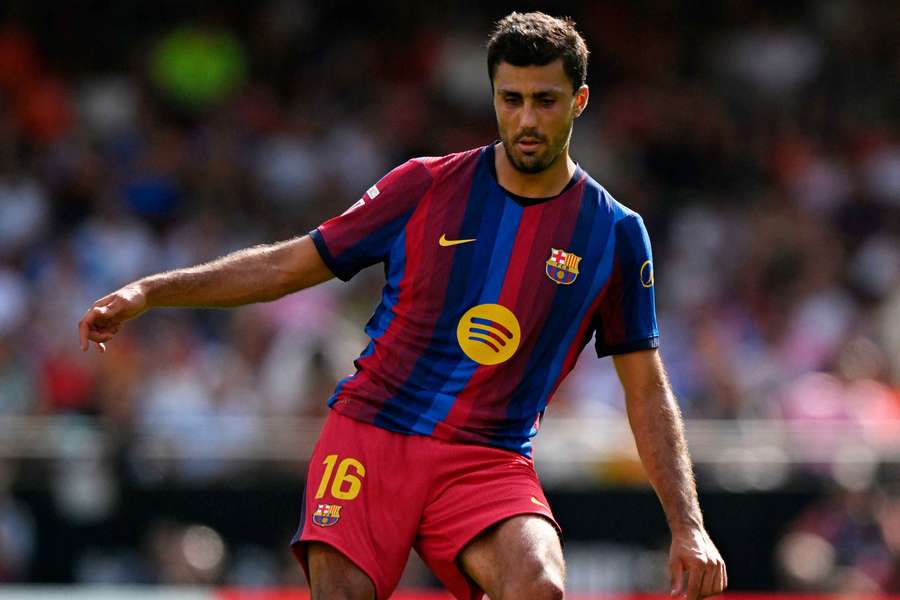 Rodri, en el partido contra el Valencia