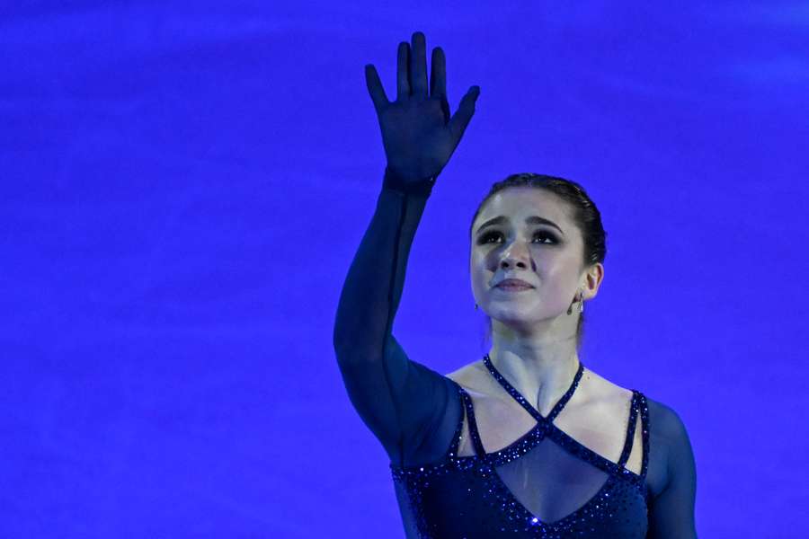 Kamila Valieva le 14 février dernier à la CSKA Arena à Moscou.