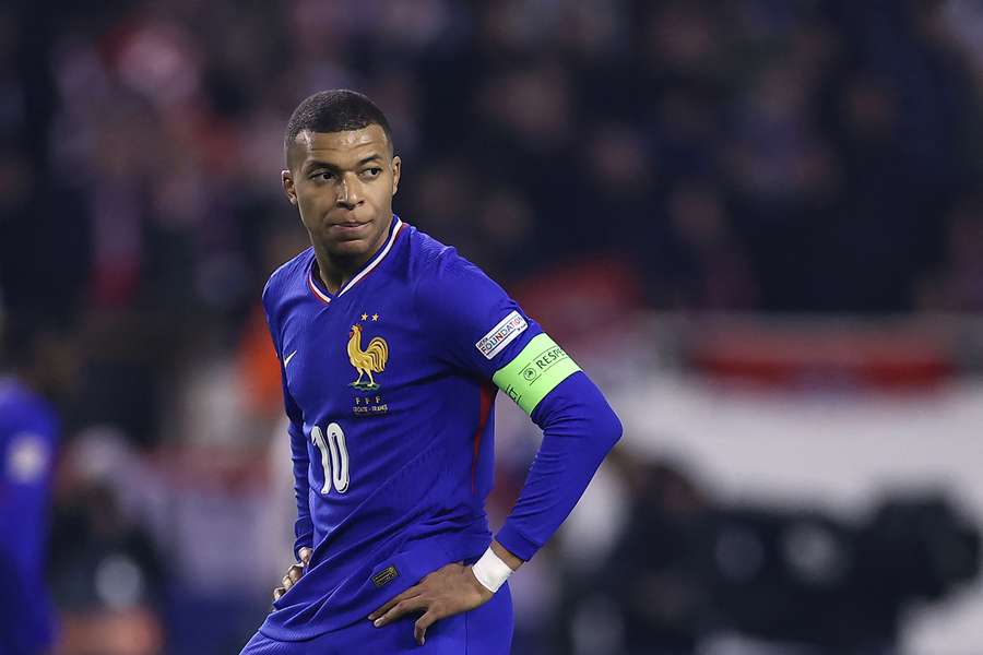 Frankreichs enttäuschter Kapitän Kylian Mbappé