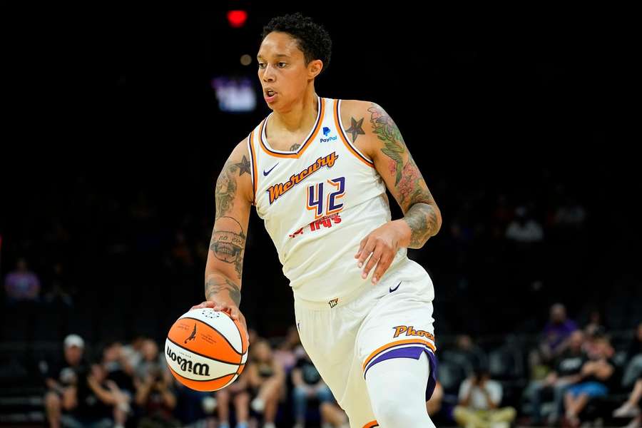 Griner made her return to action for the first time since 2021