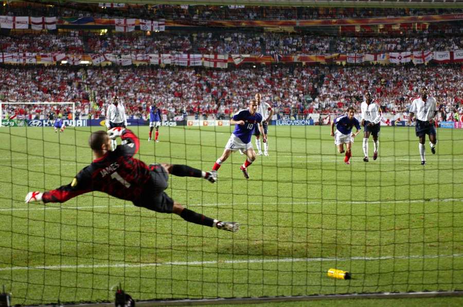 Zidane, décisif pour les Bleus lors de l'Euro 2004