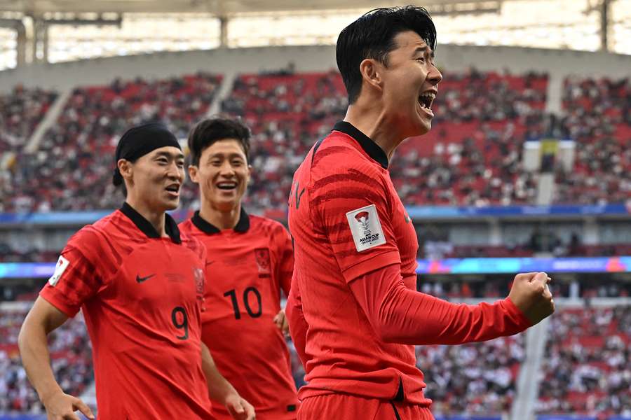 Son scored a penalty in South Korea's draw with Jordan on Saturday