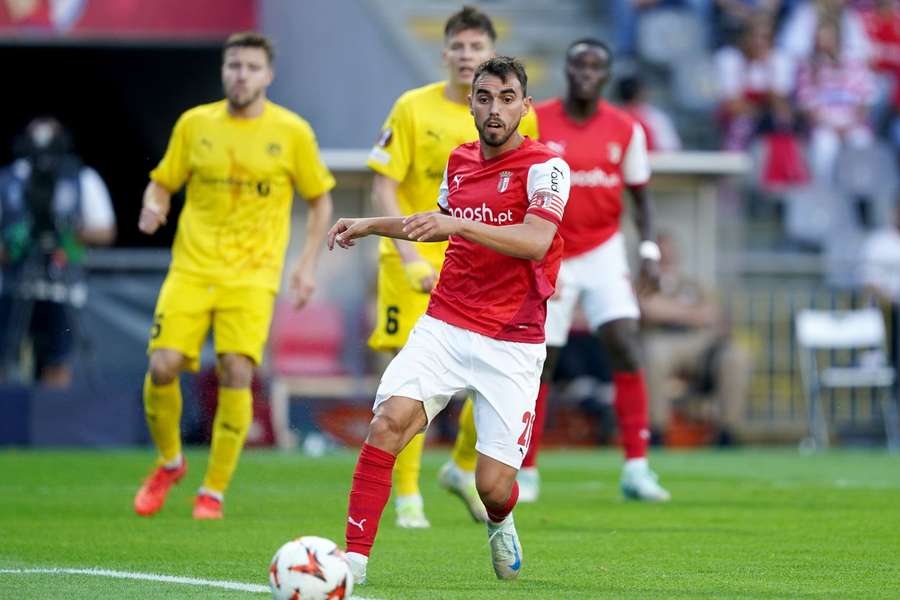 Ricardo Horta, capitán del SC Braga