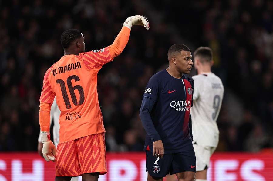 Maignan e Mbappé