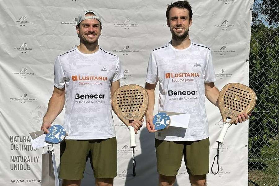 Nuno Deus e Miguel Deus, dupla campeã portuguesa de Padel
