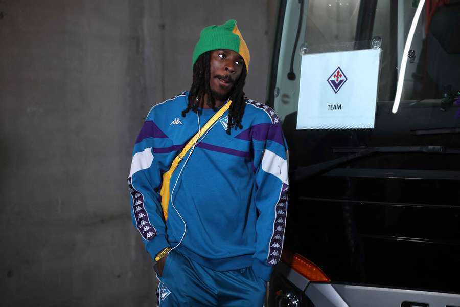 Moise Kean, delantero italiano de la Fiorentina Moise Kean, delantero italiano de la Fiorentina