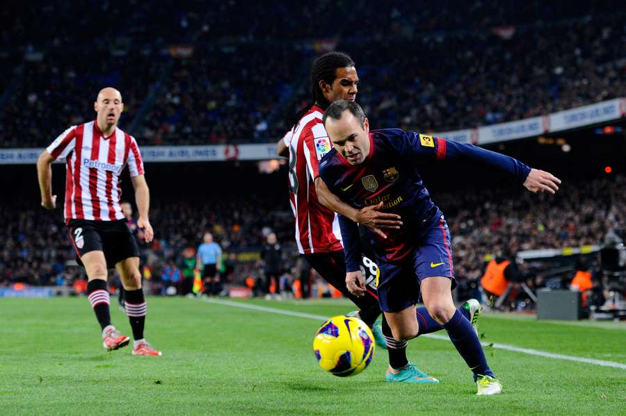 Ramalho ante Iniesta, en un Barça-Athletic Ramalho ante Iniesta, en un Barça-Athletic