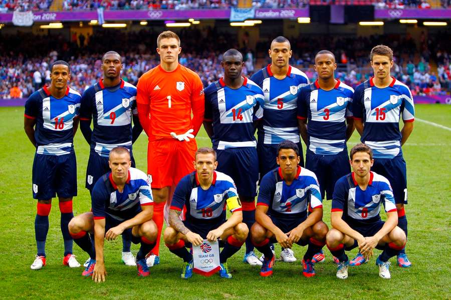 A equipa britânica de futebol masculino nos Jogos Olímpicos de Londres 2012