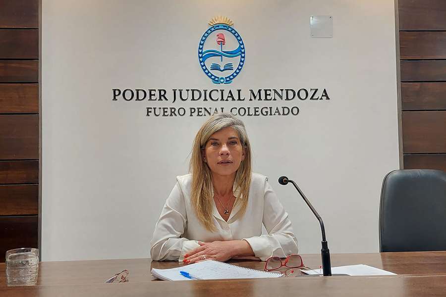 La juge Eleonora Arenas fin-novembre à Mendoza.