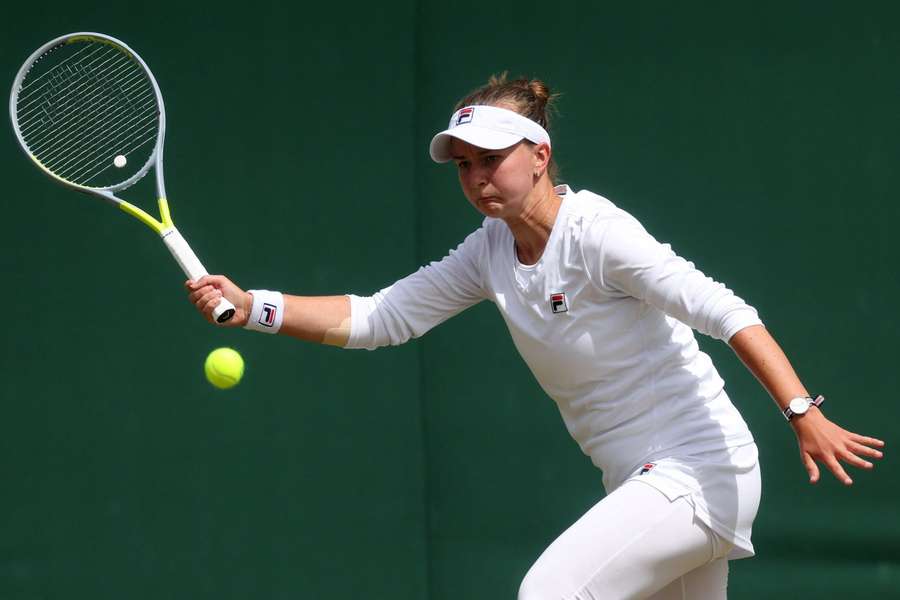 Barbora Krejcikova beat Anna Blinkova in straight sets to progress onto the next round