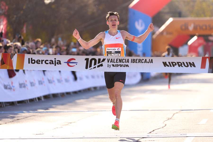 Andreas Almgren, este domingo en Valencia