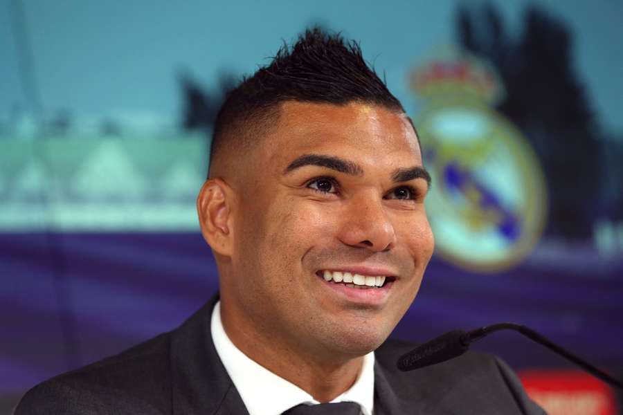 Casemiro will be in Manchester for tonight's game against Liverpool to be unveiled