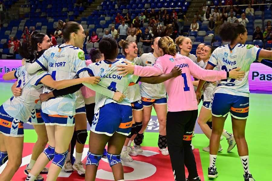 El Granollers celebra su pase a semifinales de la Copa de la Reina