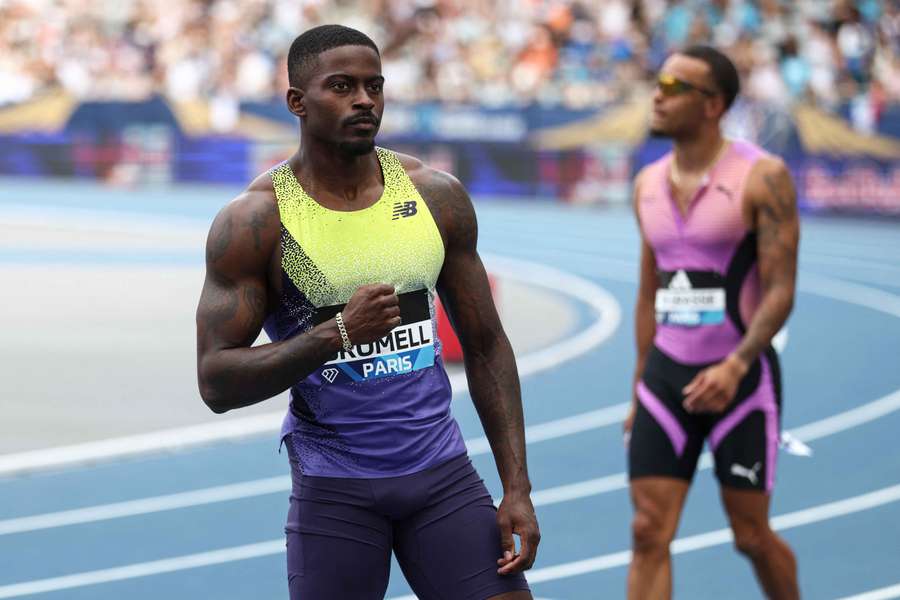 Bromell upset Lyles at the Paris Diamond League
