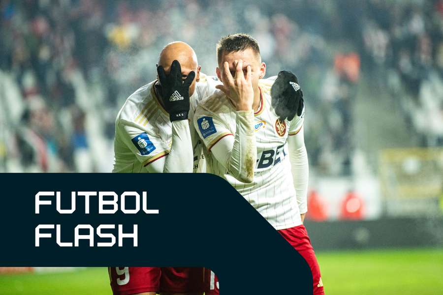 Futbol Flash: Koniec serii Piasta, Legia gubi punkty w Łodzi. Jaga pokonała Raków