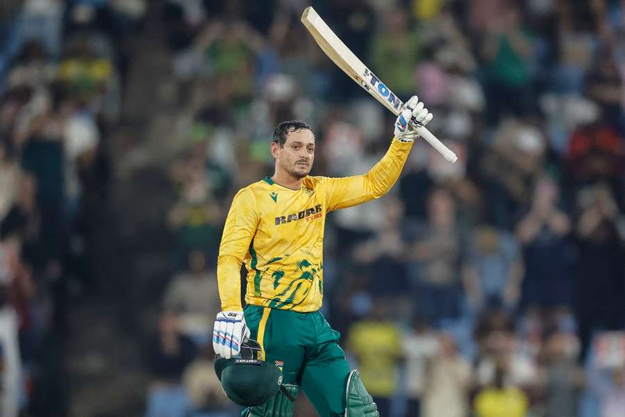 Quinton de Kock smashed his second T20 international century 
