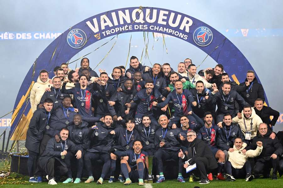 PSG venceu a "Supertaça" francesa no ano passado
