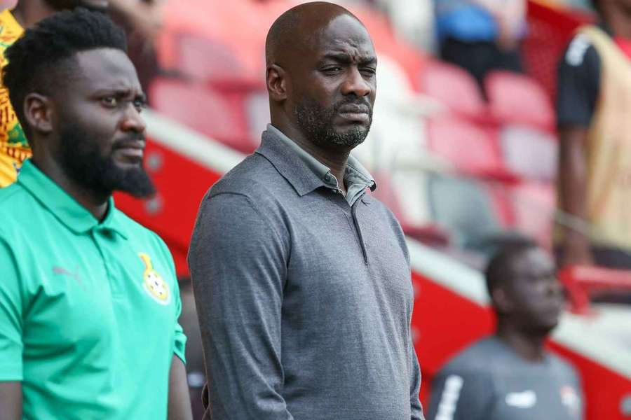 Ghana coach Otto Addo (R) has a decision to make