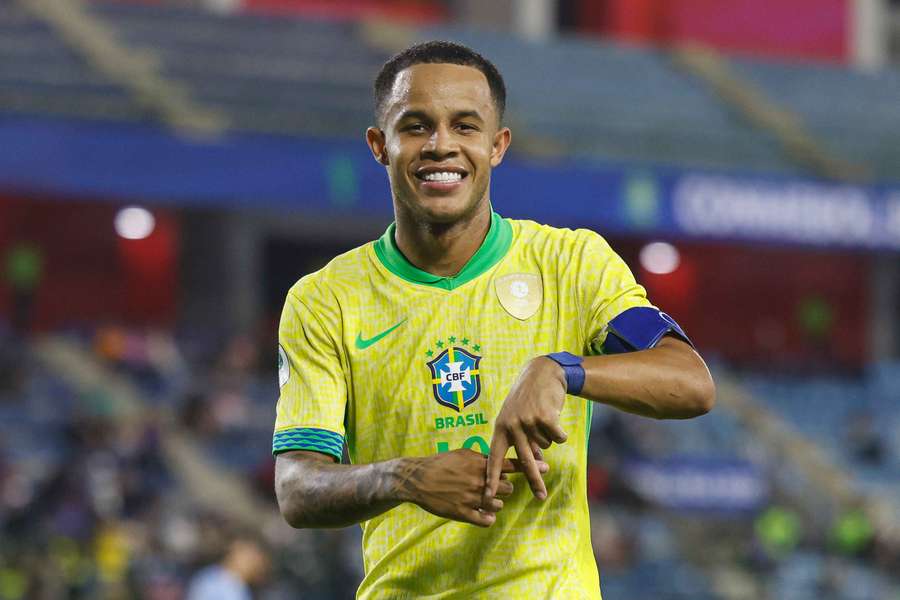 Pedrinho fez o gol da vitória do Brasil sobre o Uruguai no Sul-Americano Sub-20