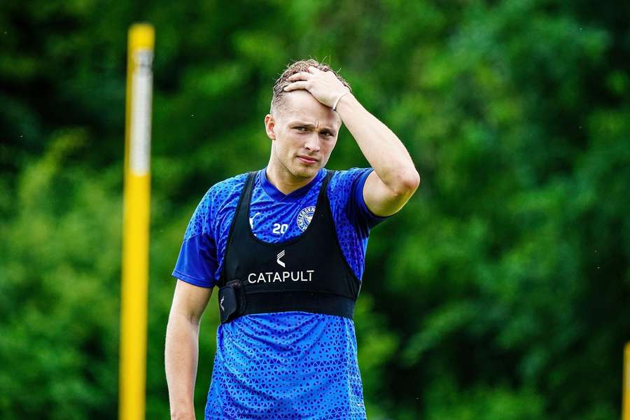 Arp Jann-Fiete beim Training der Kieler