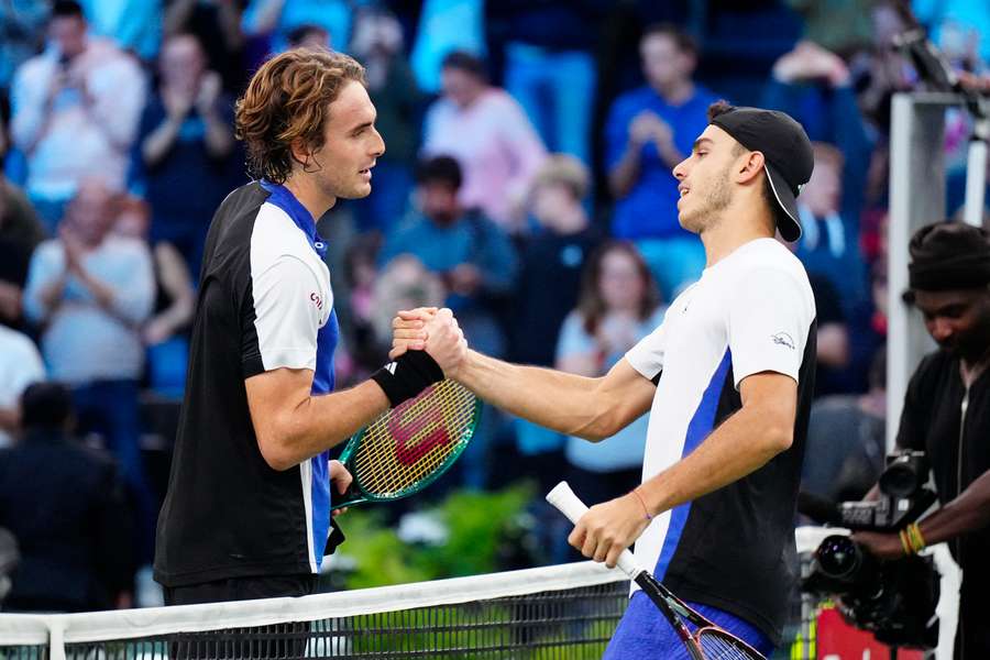 Cerúndolo y Tsitsipas