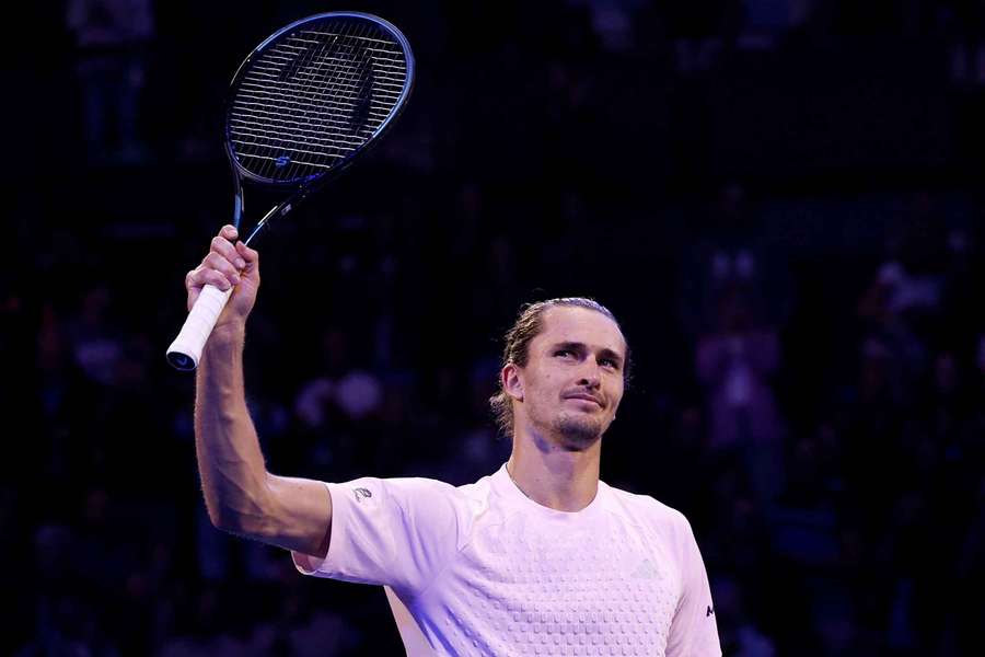 Alexander Zverev à Vienne. Alexander Zverev à Vienne.