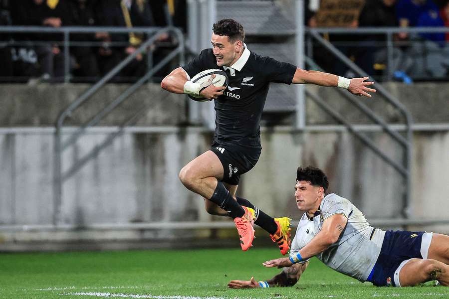 New Zealand's leading try scorer, Will Jordan, is on track for a first test start. 