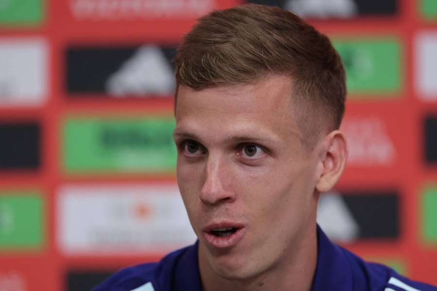 Dani Olmo, jugador de la selección española y del Barça