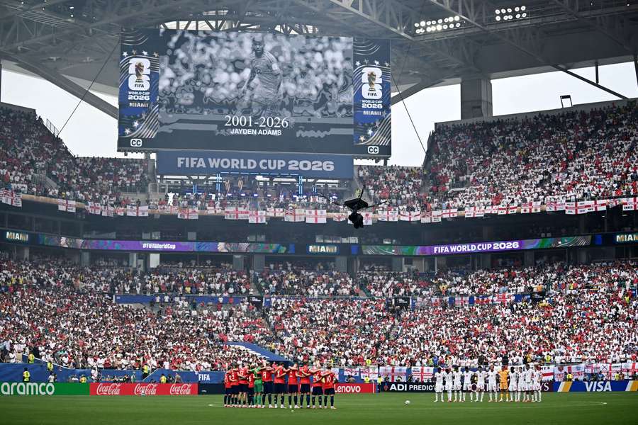 FIFA prestou homenagem para Jayden Adams 