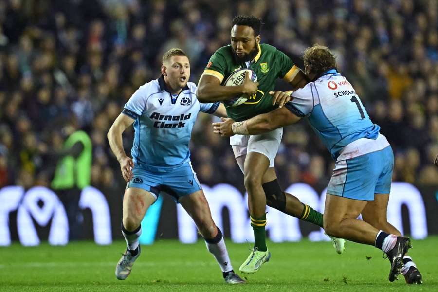 Lukhanyo Am has not featured for the Springboks this year.