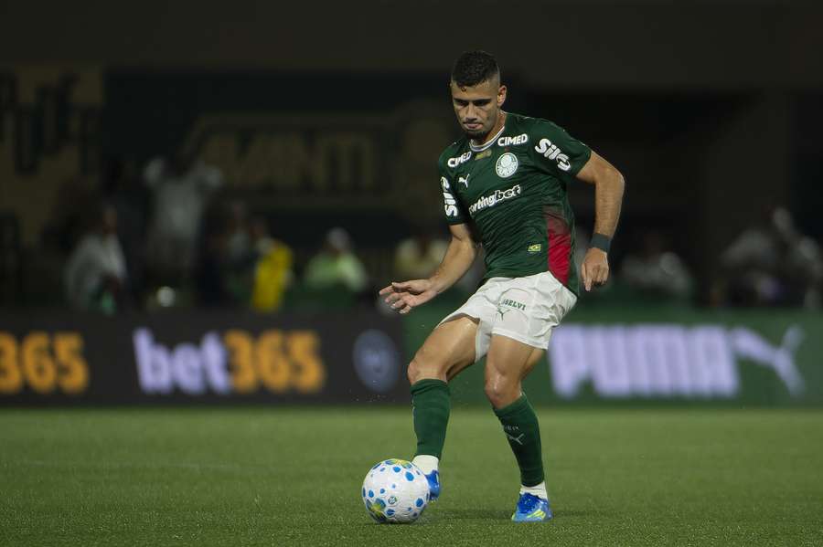 Andreas Pereira, do Palmeiras, em partida contra o Cruzeiro pelo Brasileirão