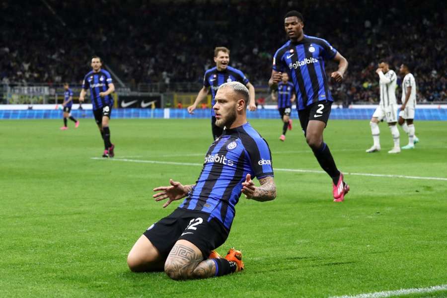 Hrdinou Interu v odvetě semifinále Coppa Italia byl střelec jediného gólu Federico Dimarco.