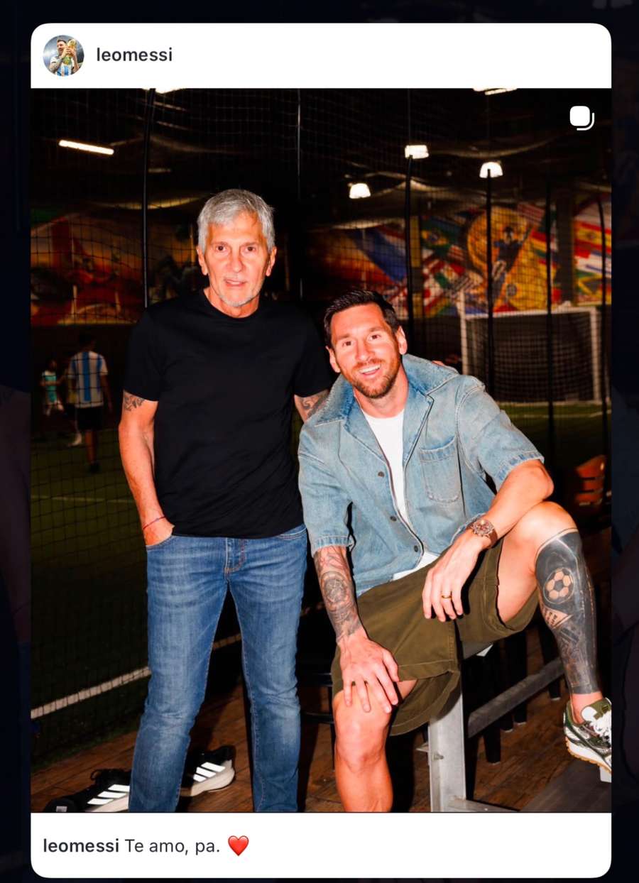 El mensaje de Messi en IG El mensaje de Messi en IG