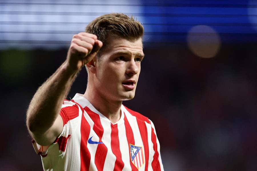 Atletico Madrid striker Sorloth delighted with hat-trick