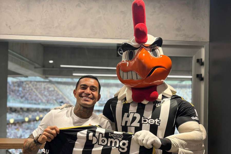 Dudu compareceu à Arena MRV e presenciou vitória do Galo sobre o Fluminense, em jogo realizado nesse domingo (11)
