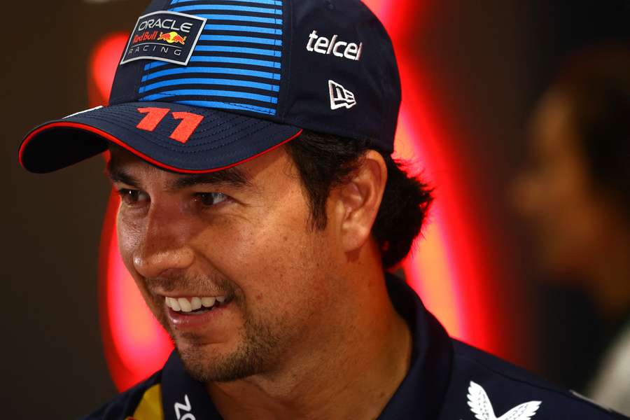 Red Bull's Sergio Perez ahead of the Grand Prix