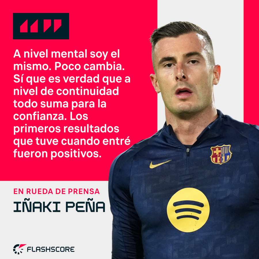 Sus declaraciones en rueda de prensa.