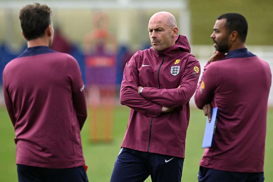 Lee Carsley à l'entraînement cette semaine.