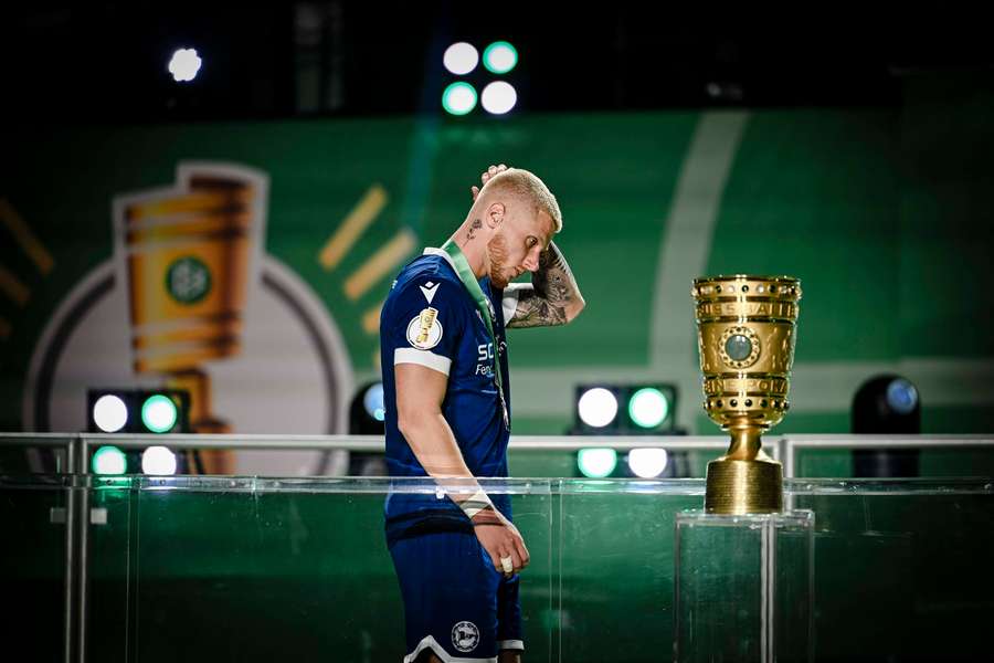 Louis Oppie nach der Niederlage im Finale des DFB-Pokals