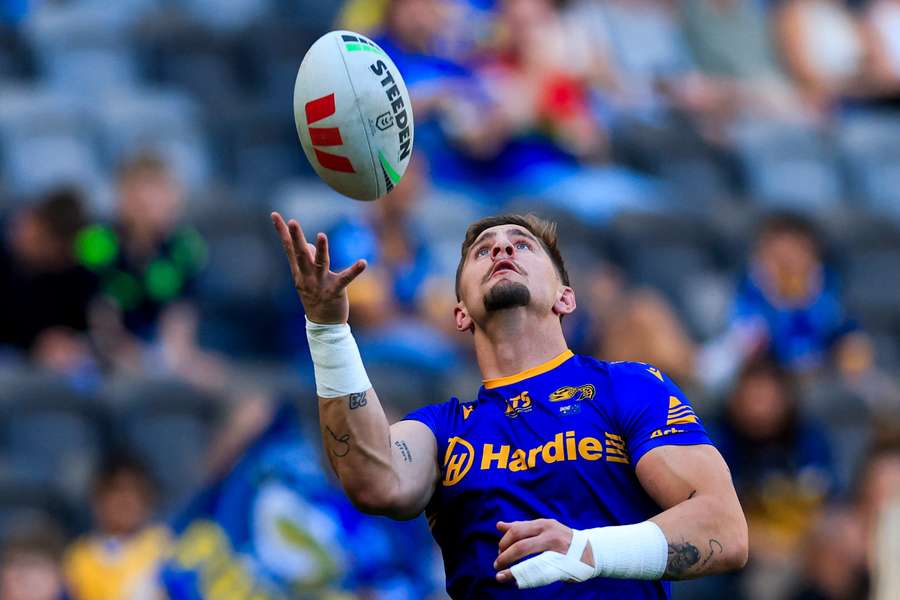 Lomax photographed during his last game for Parramatta Eels in 2025.