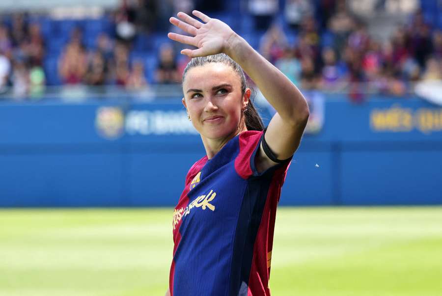 Ingrid Engen avec le Barça.